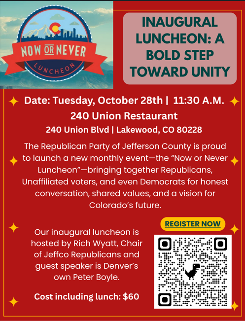 now or never club oct lunch