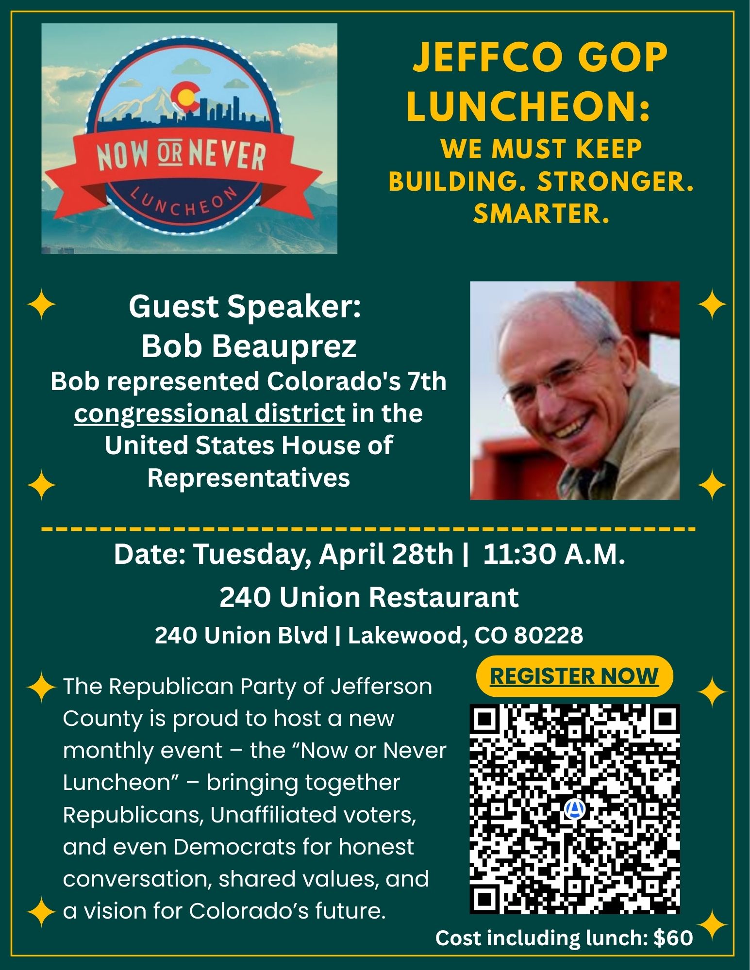 now or never green april 2026