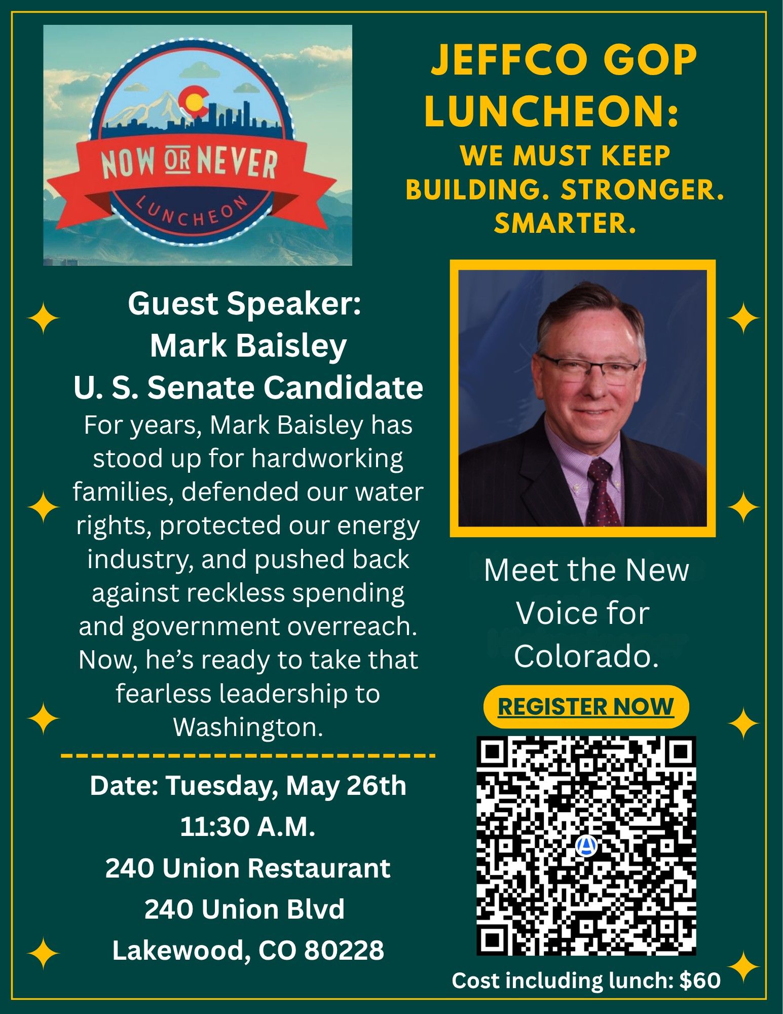 mark baisley now or never qr luncheon